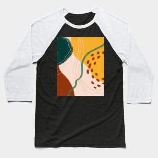 Abstract Bohemian Shapes Baseball T-Shirt